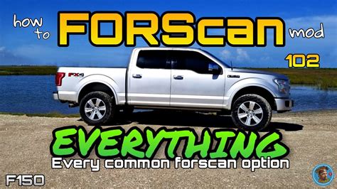 the answer is it can be done. . Forscan f150